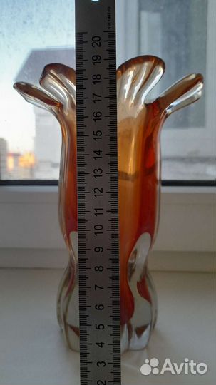 Вазы цветное стекло ссср, Чехия