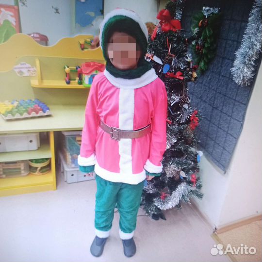 Новогодний костюм Гринч-похититель Рождества