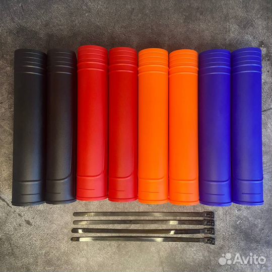 Защита пера (ломов) вилки эндуро мотоцикла