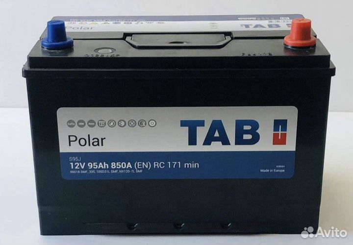 Аккумулятор TAB Asia 95Ah(бесплатная доставка)
