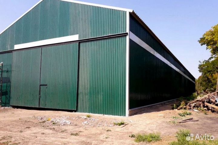 Строительство ангара гаража склада под ключ