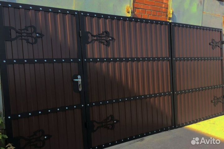 Ворота Распашные С Подушкой За 1 День