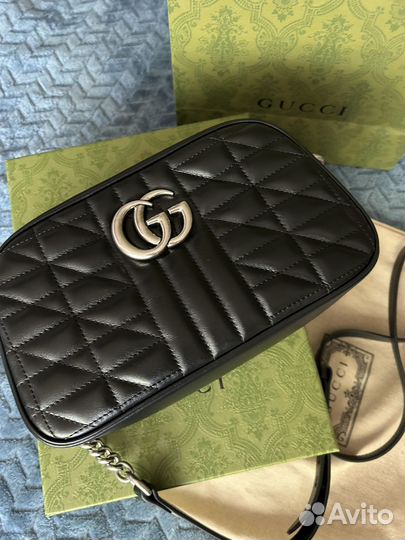 Сумка кросс боди gucci GG marmont оригинал