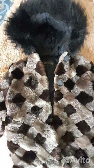 Шубка для девочки из мутона