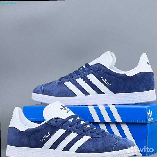 Кроссовки Adidas Gazelle Blue (Арт.49687)