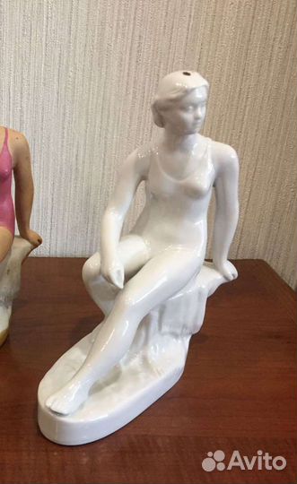 Купальщица Пролетарий Завод Фарфор