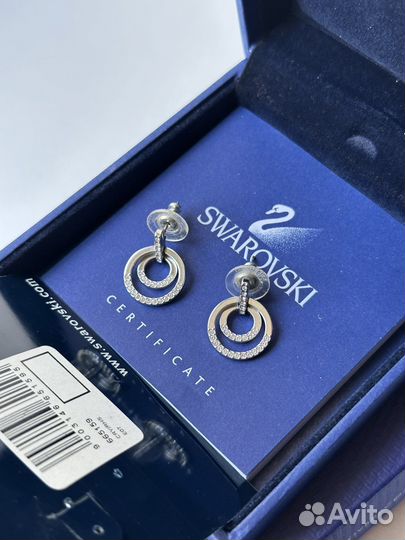 Серьги сваровски swarovski