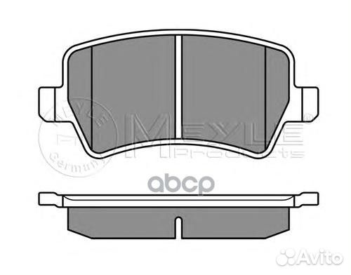 Колодки тормозные 0252449617 Meyle