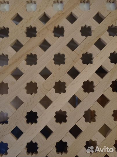 Декоративная решетка буковая. Размер 2*0.7