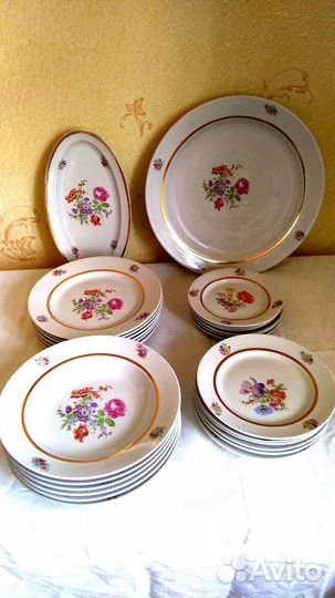 Фарфоровые тарелки СССР