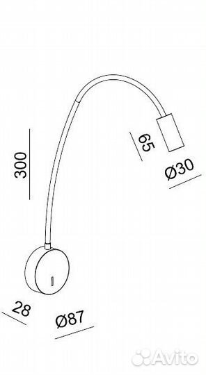 Бра Italline DE DE-316 white