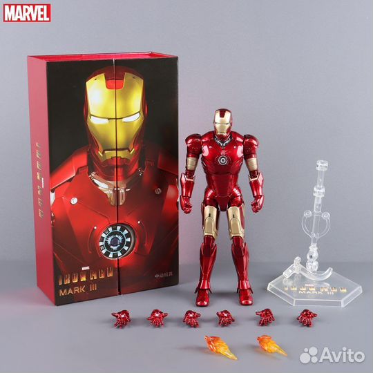 Фигурка Iron Man Mark Series III с LED подсветкой