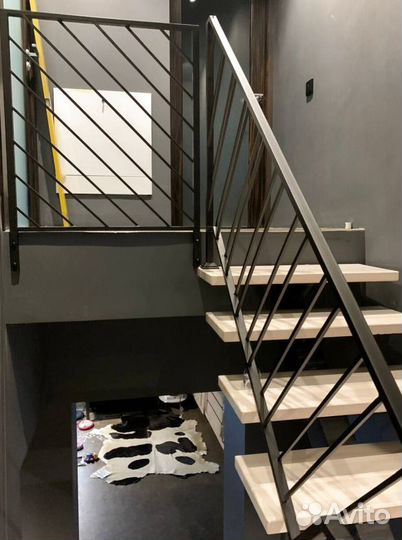Металлокаркас для лестницы 