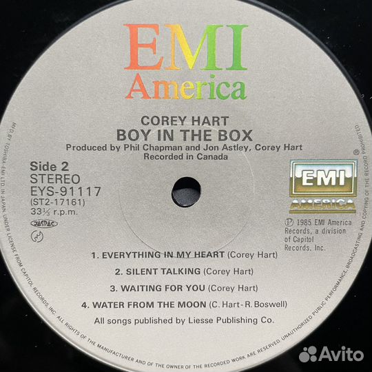 Corey Hart – Boy In The Box (Япония 1985г.)