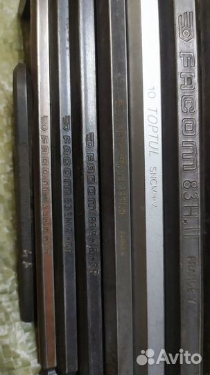 Набор шестигранных ключей facom 5-19мм 11пр