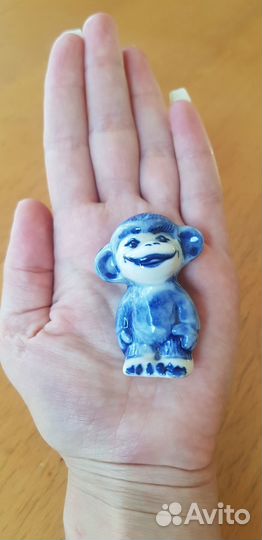 Фигурки животных, сувениры, гжель, ложка мельхиор