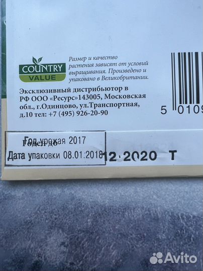 Семена капуста белокочанная прима country value