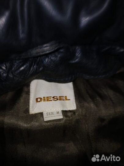 Кожаная куртка diesel мужская