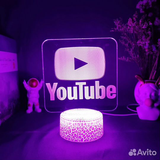 Светильник YouTube 3D