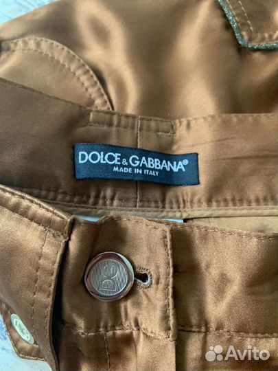 Бриджи шелковые Dolce Gabbana