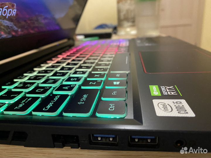 Игровой Acer nitro RTX3060/i5-10300H/16RAM/144GHz