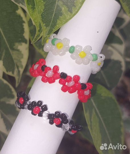 Кольцо из бисера 