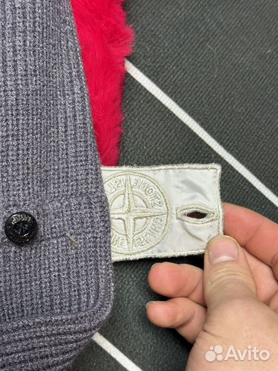 Свитер stone island grey (Оригинал Легит)