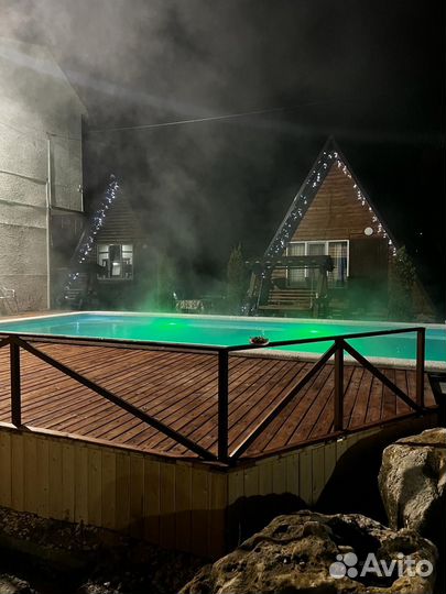 База отдыха с подогреваемым бассейном в Адыгеи