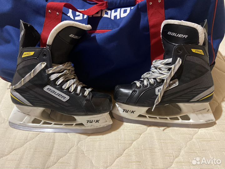 Хоккейные коньки бауэр 42 размер
