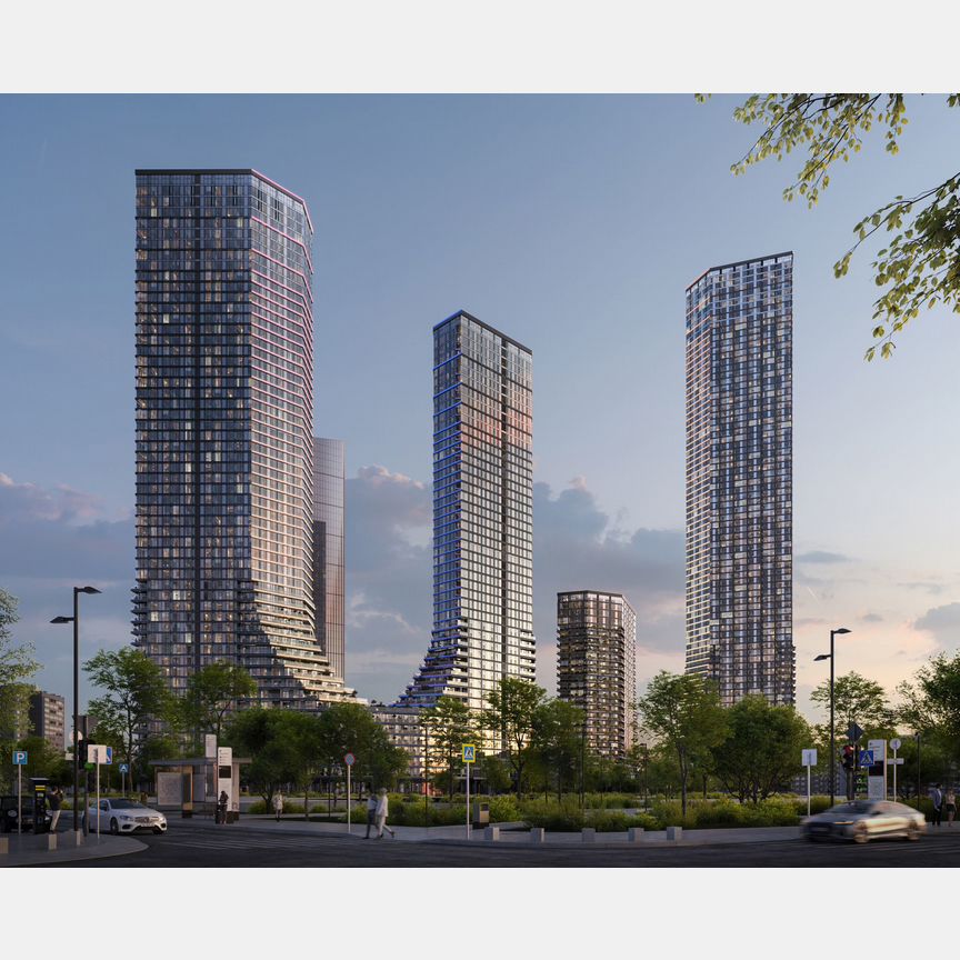 2-к. квартира, 63,1 м², 48/55 эт.