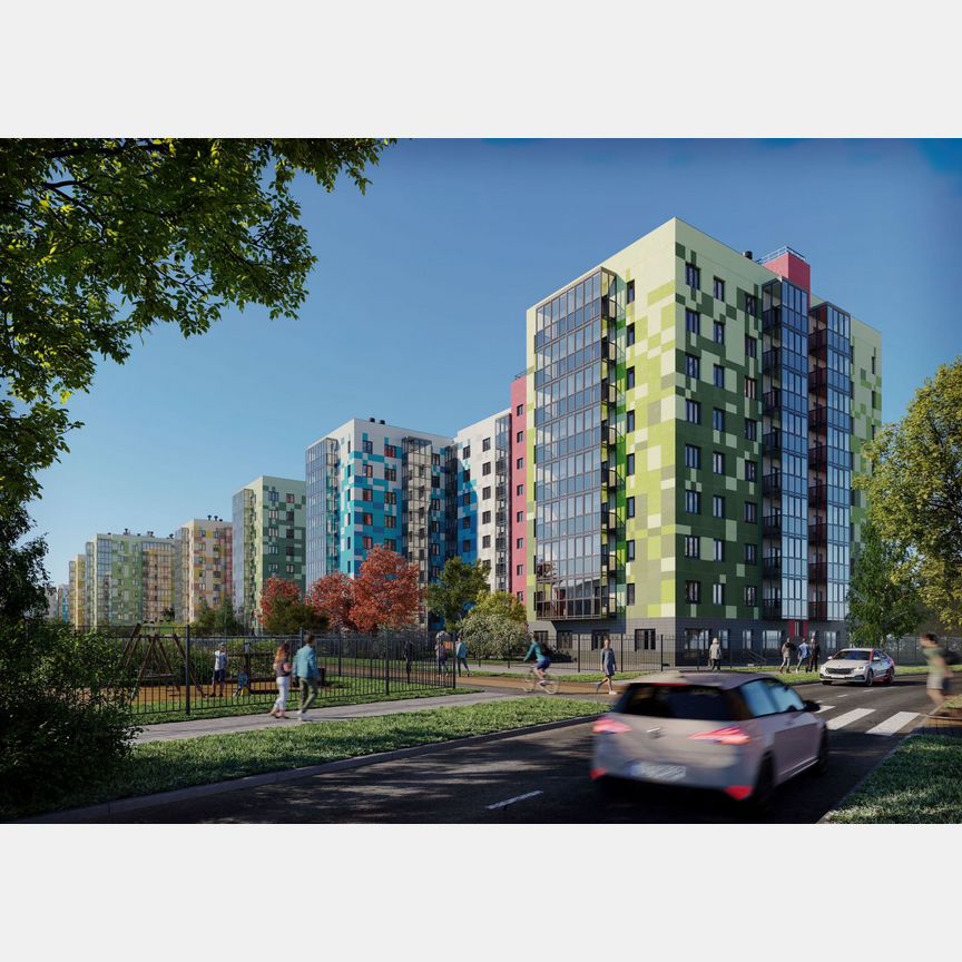 1-к. квартира, 49,6 м², 9/9 эт.