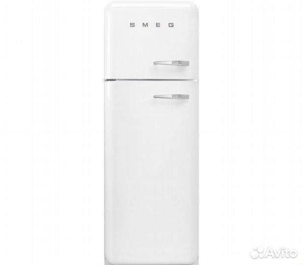 Отдельностоящий двухдверный холодильник smeg FAB30LWH5