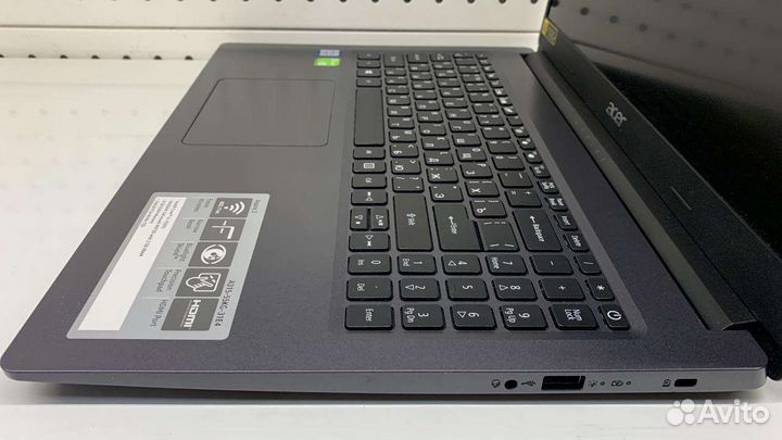 Acer для игр и работы i3 12гб DDR4 512гб SSD mx130