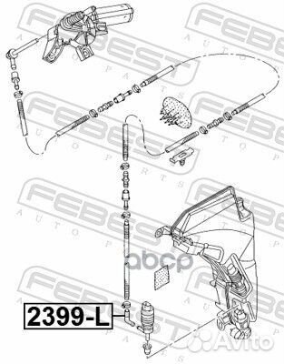 Обратный клапан омывателя стекла VAG 2399-L Febest