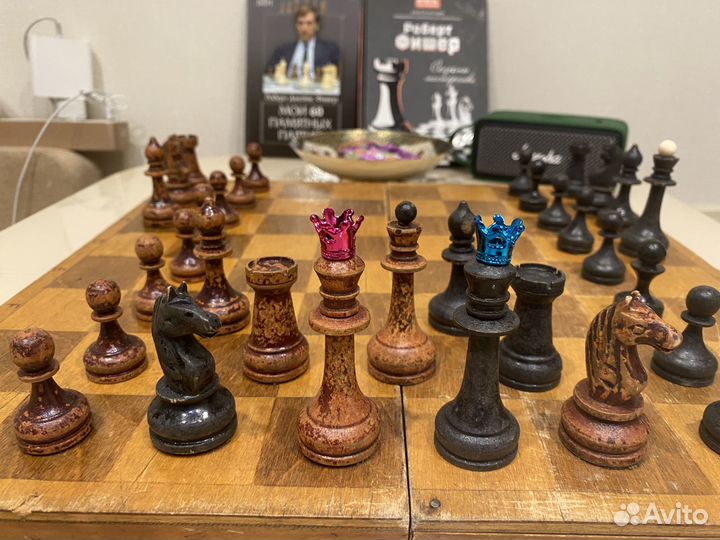 Шахматы довоенные старинные винтаж сталинские