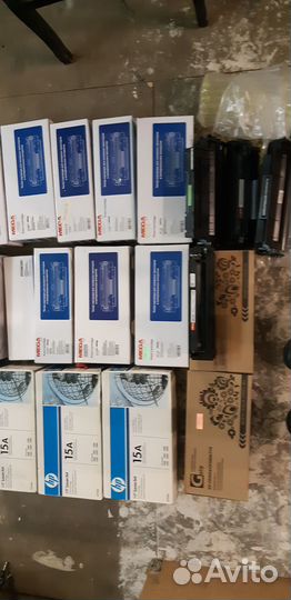 Катриджи б/у для принтеров hp и canon