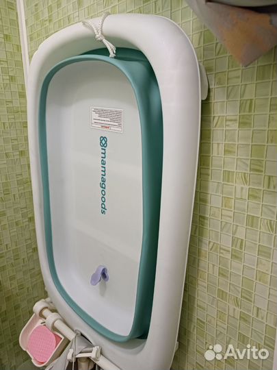 Ванночка для купания с термометром