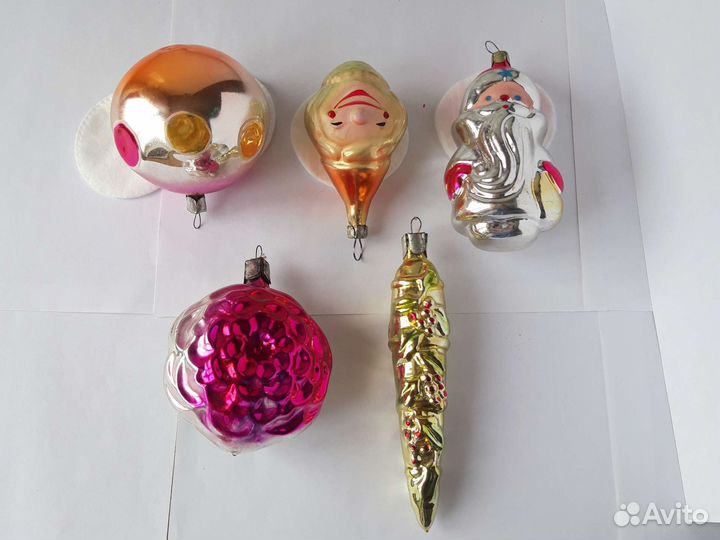 Елочные игрушки СССР