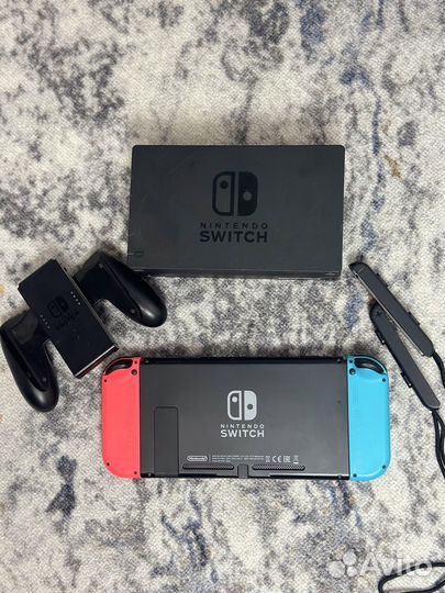 Прошитый Nintendo Switch 2rev (чип+256gb)