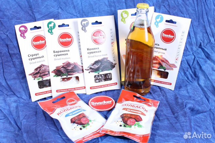 Сушеное мясо,Мясные снеки(джерки);Закуски к пиву