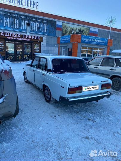 ВАЗ 2107 1.5 МТ, 1996, 100 000 км