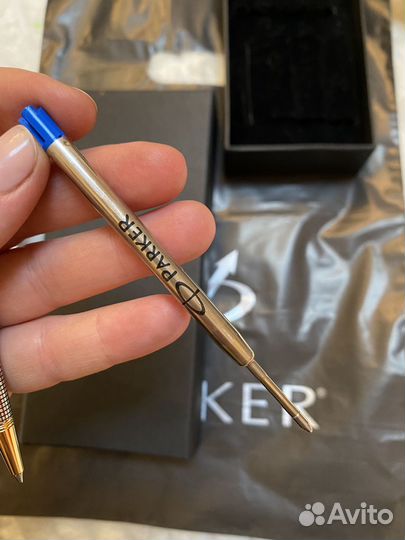 Ручка parker sonet Slim позолота/сереро