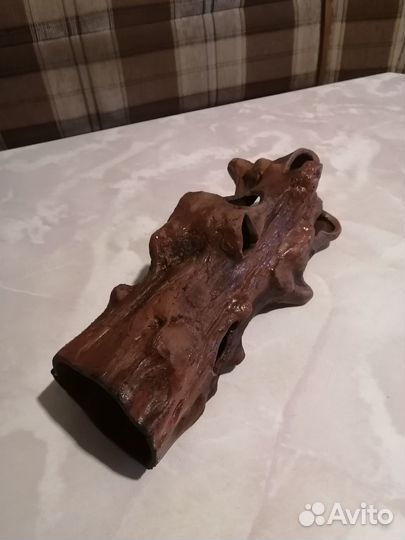 Для аквариума коряга керамическая