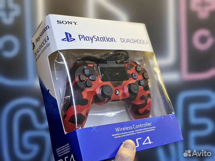 Геймпад sony Dualshock 4 orange camo