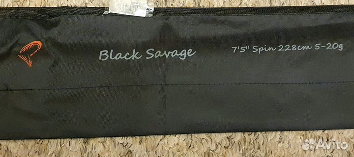 Спиннинг Savage Gear Black Savage Spin 228cm 5-20g