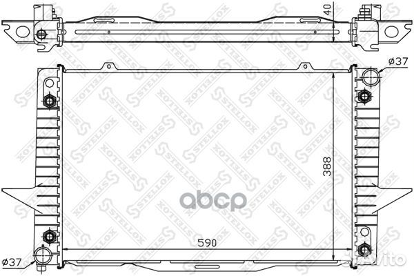 10-26450-SX радиатор системы охлаждения АКПП V
