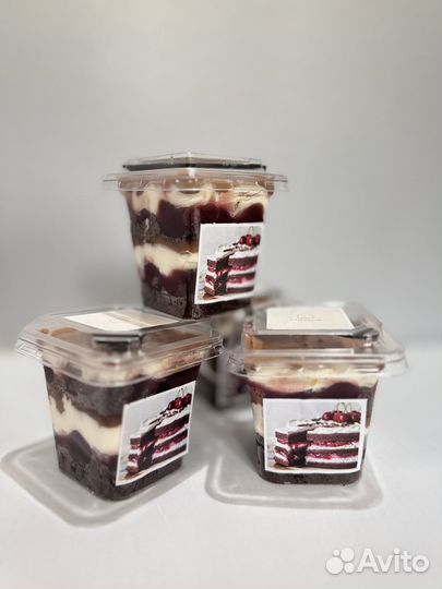 Трайфлы на заказ, десерты в стаканчиках