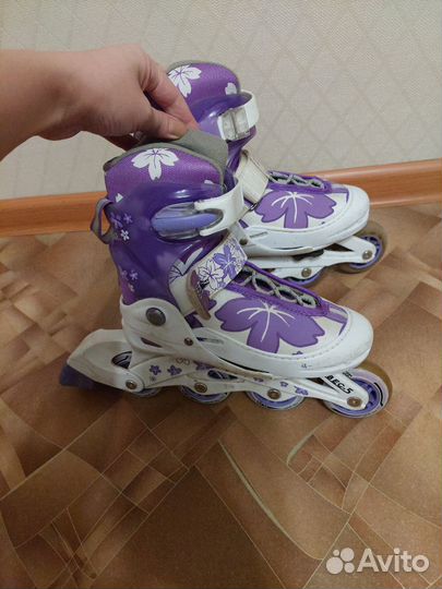 Детские ролики и защита. С 30 по 33 размер