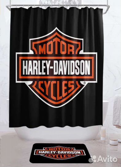 Шторка для ванной Harley-Davidson