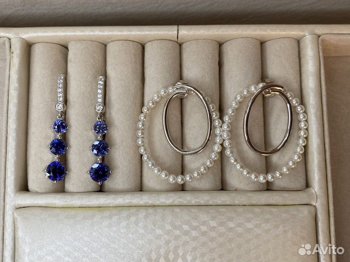 Серьги серебро